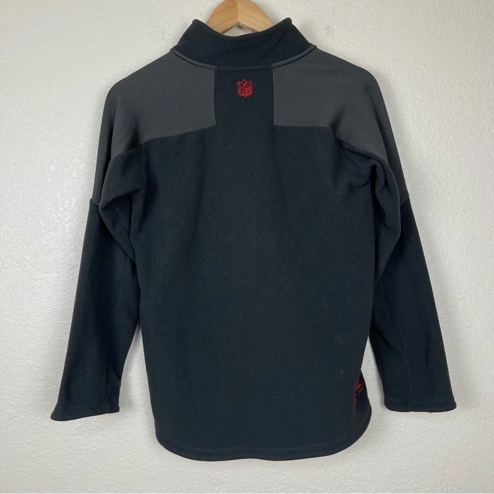 NFL Tampa Bay Buccaneers Long Sleeve 1/4 Zip Pullover Size Medium Women